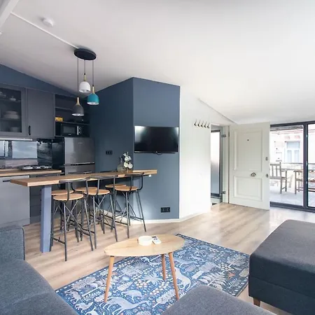 Lejlighed Modern Duplex With Large Terrace In Cihangir *