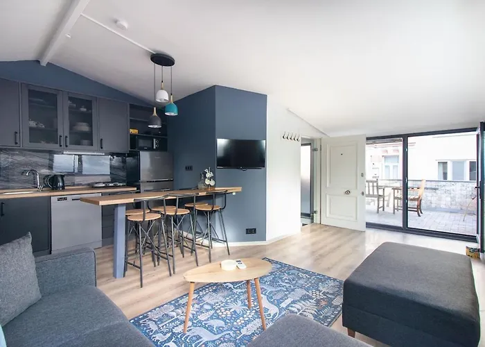 Apartmán Modern Duplex With Large Terrace In Cihangir *