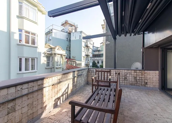 Modern Duplex With Large Terrace In Cihangir Apartmán Istanbulská provincie